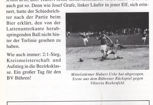 Aufstieg in die Bezirksklasse 1955