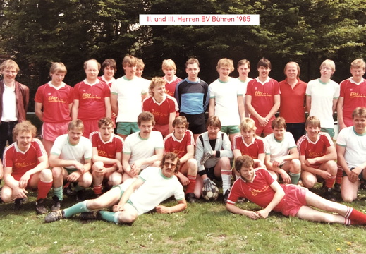 2. und 3. Herren 1985
