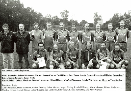 Alte Herren vize kreismeister 1997 mit Beschreibung